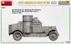 Miniart 39021 AUSTIN ARMOURED CAR INDIAN PATTERN. BRITISH SERVICE. INTERIOR KIT 1/35